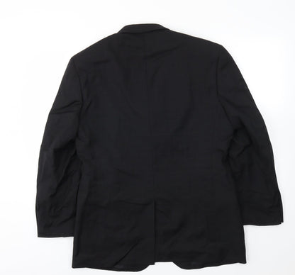 Mens UK Size 40 NEXT Regular Black Suit Jacket