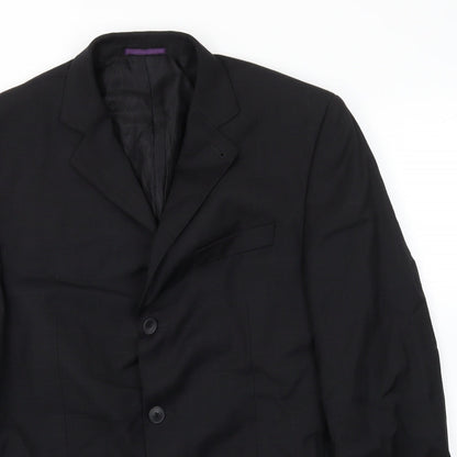 Mens UK Size 40 NEXT Regular Black Suit Jacket