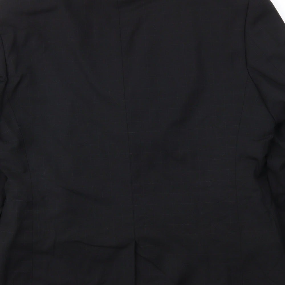 Mens UK Size 40 NEXT Regular Black Suit Jacket