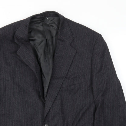 Mens UK Size 48 LABEL Regular Grey Suit Jacket