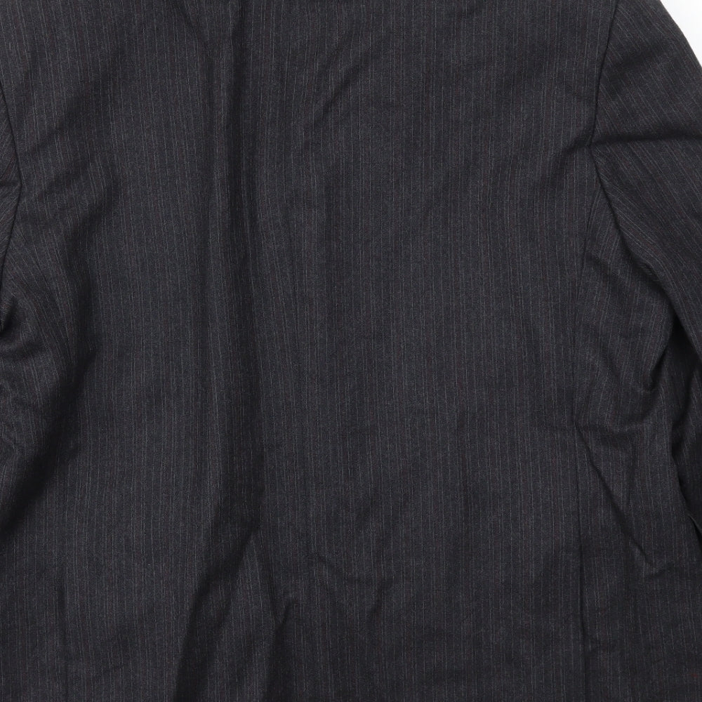 Mens UK Size 48 LABEL Regular Grey Suit Jacket