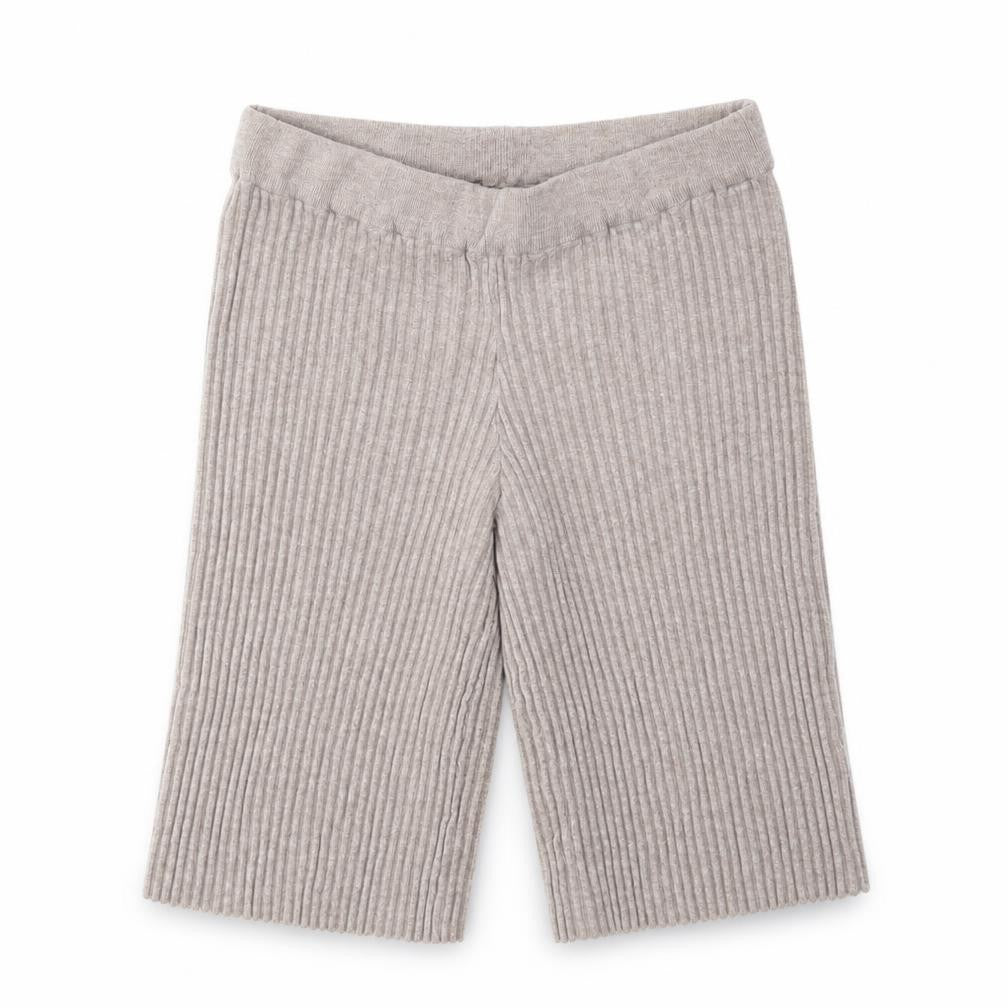 Laetitia Mem Womens Beige   Cut-Off Shorts Size 34 - stretch waistband