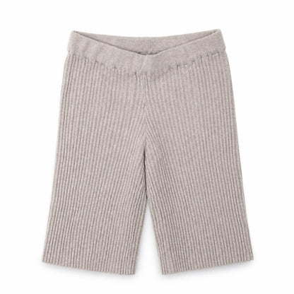 Laetitia Mem Womens Beige   Cut-Off Shorts Size 34 - stretch waistband