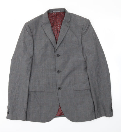 Mens UK Size 38 NEXT Regular Grey Suit Jacket