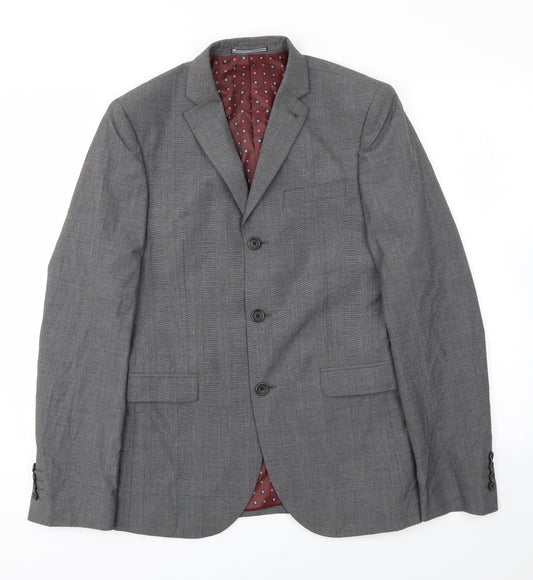 Mens UK Size 38 NEXT Regular Grey Suit Jacket