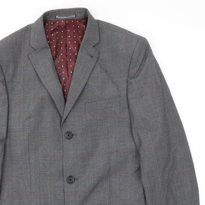 Mens UK Size 38 NEXT Regular Grey Suit Jacket