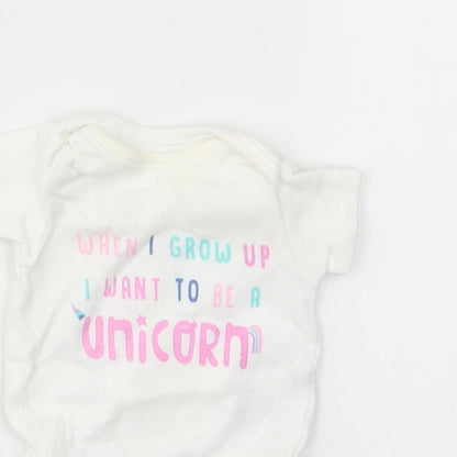 Nutmeg Girls Multicoloured   Babygrow One-Piece Size Newborn