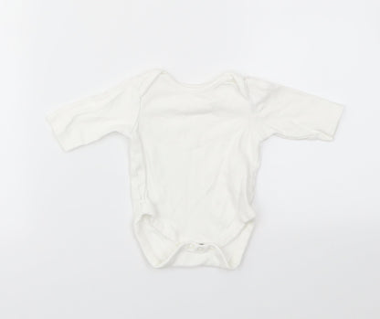 MINI CLUB  Baby White   Babygrow One-Piece Size Newborn