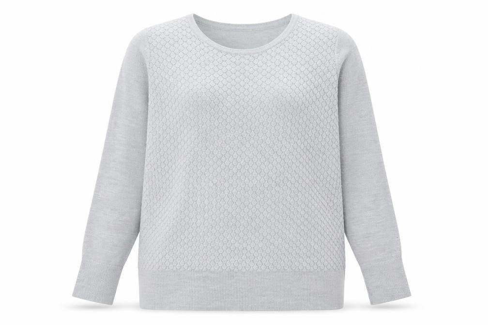 Womens UK Size 14 Per Una Grey Pullover Jumper