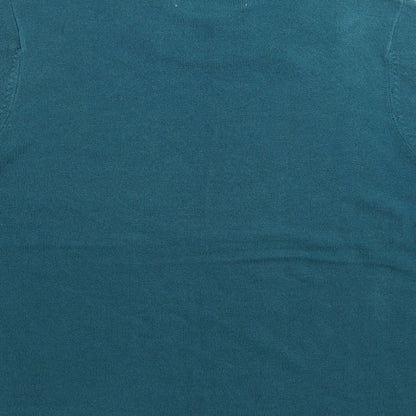 Womens UK Size 16 Pure & Natural Blue Pullover Jumper