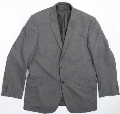George Mens Grey   Jacket Suit Jacket Size 42
