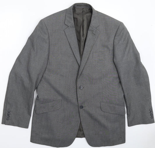 George Mens Grey   Jacket Suit Jacket Size 42