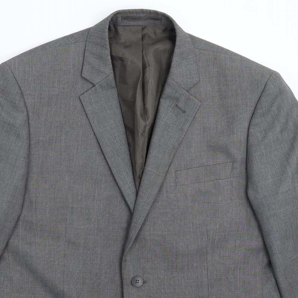 George Mens Grey   Jacket Suit Jacket Size 42