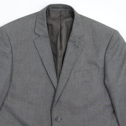 George Mens Grey   Jacket Suit Jacket Size 42
