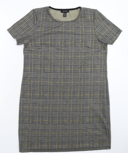 New Look Womens Grey Check  Mini  Size 12