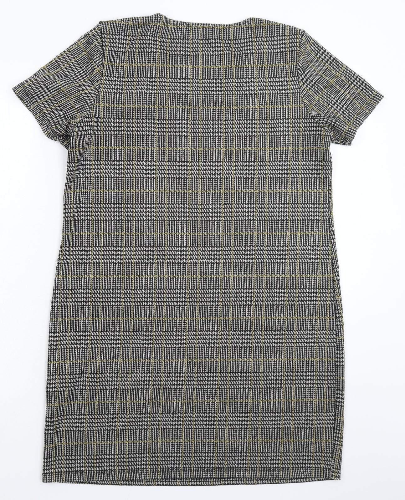 New Look Womens Grey Check  Mini  Size 12