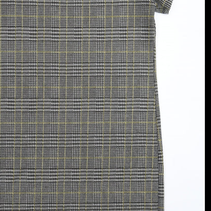 New Look Womens Grey Check  Mini  Size 12