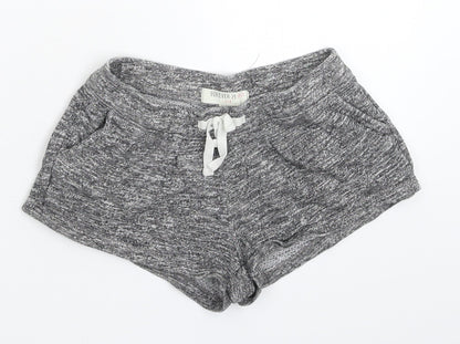 FOREVER 21 Girls Grey Solid  Cami Sleep Shorts Size 5-6 Years