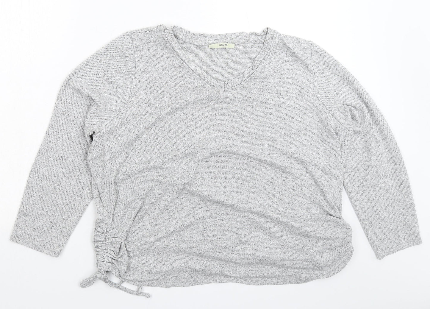 George Womens Grey  Knit Pullover Jumper Size XL