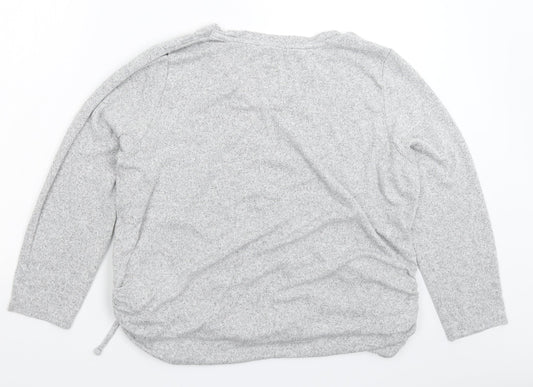 George Womens Grey  Knit Pullover Jumper Size XL