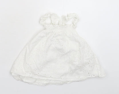 F&F Girls White   Basic Tank Size 4-5 Years