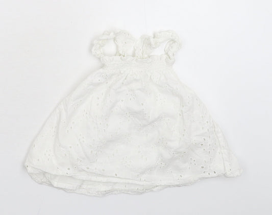 F&F Girls White   Basic Tank Size 4-5 Years