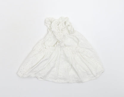 F&F Girls White   Basic Tank Size 4-5 Years