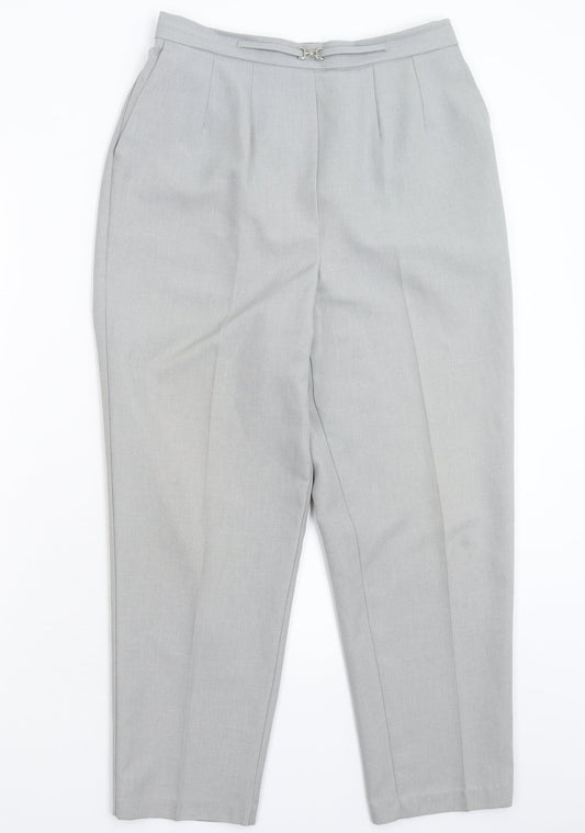 Womens UK Size 28 in Saira of Manchester Regular Fit  Grey Trousers