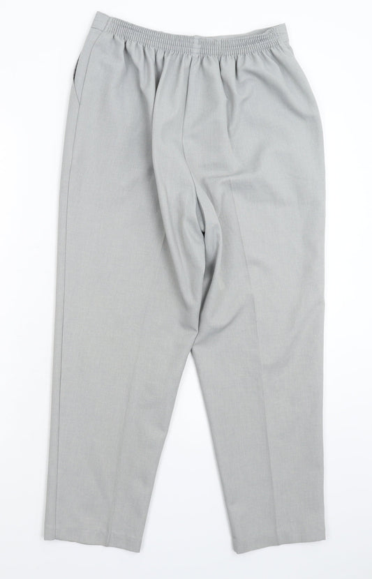 Womens UK Size 28 in Saira of Manchester Regular Fit  Grey Trousers
