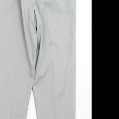Womens UK Size 28 in Saira of Manchester Regular Fit  Grey Trousers