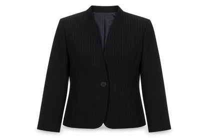 Womens UK Size 12 Kasper Petites Black Suit Jacket