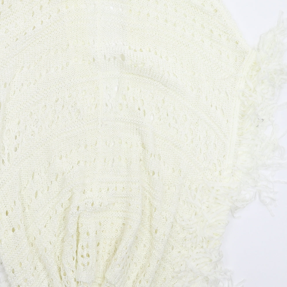 Womens UK Size M Red Herring White Vest Jumper