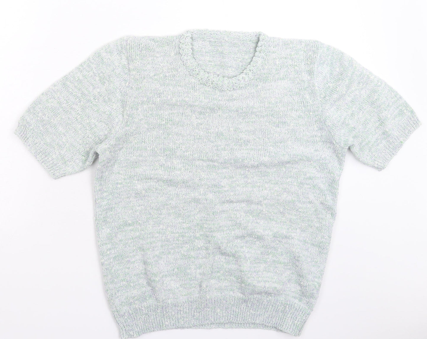 Womens UK Size XL Preworn Green Pullover Jumper