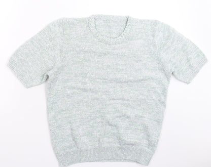 Womens UK Size XL Preworn Green Pullover Jumper