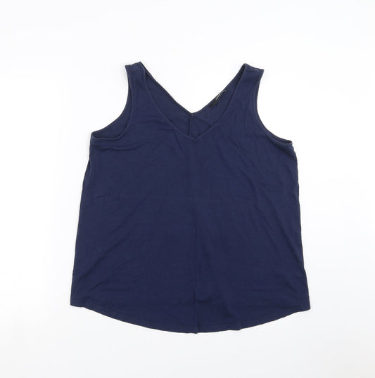 George Womens Blue   Basic Blouse Size 14