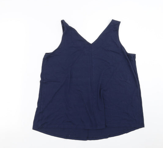 George Womens Blue   Basic Blouse Size 14