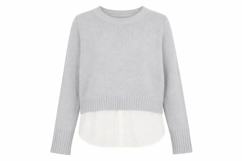 Womens UK Size M Divided by H&M Grey Pullover Jumper