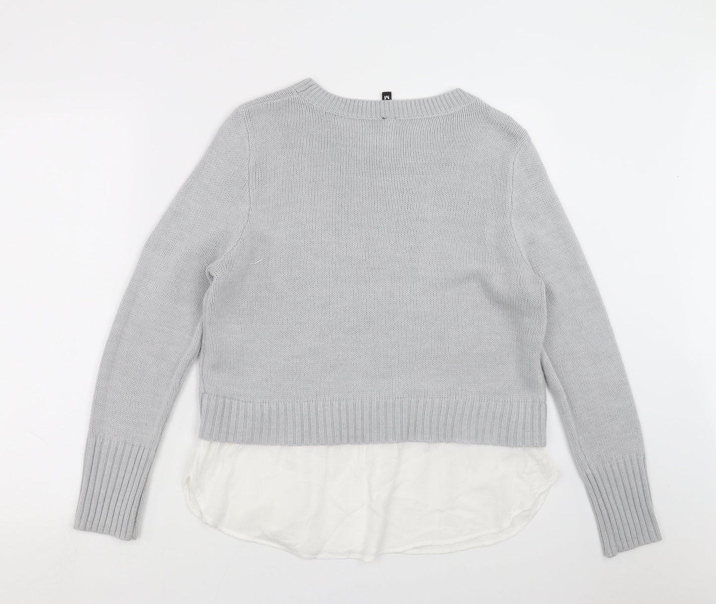 Divided by H&M Womens Grey  Knit Pullover Jumper Size M