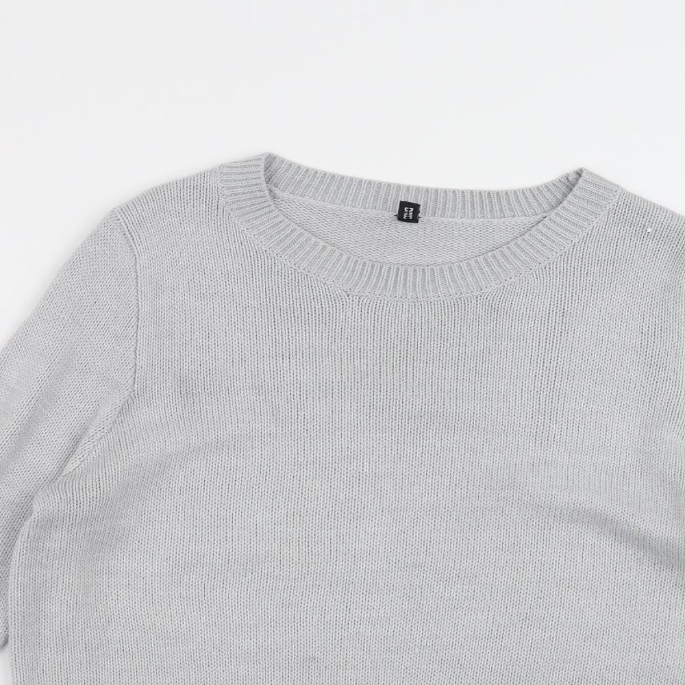 Divided by H&M Womens Grey  Knit Pullover Jumper Size M