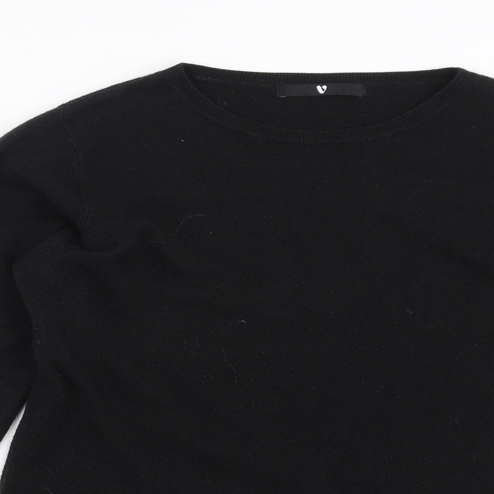 Womens UK Size 14 Very Black Pullover Jumper