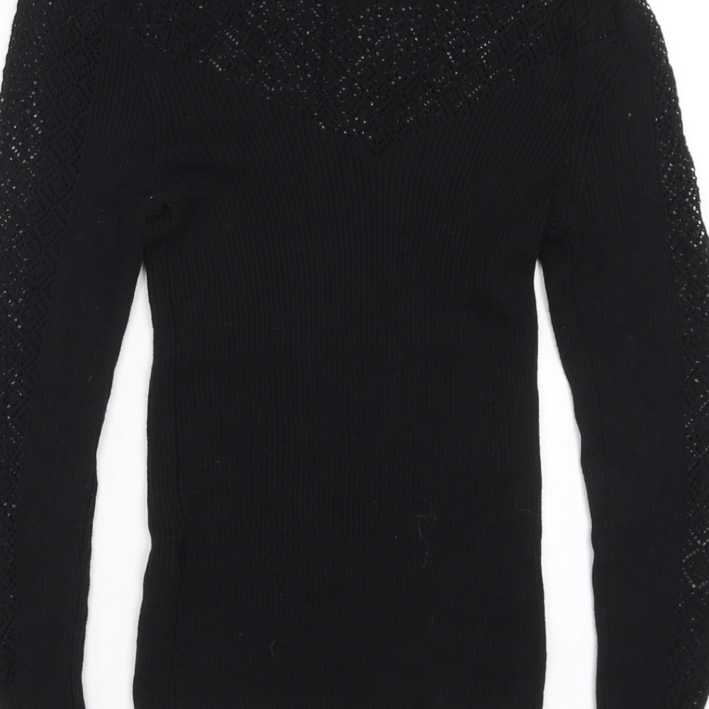 Womens UK Size M Only Black Pullover Jumper