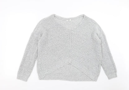 Womens UK Size XL Jaqueline de Yong Grey Pullover Jumper