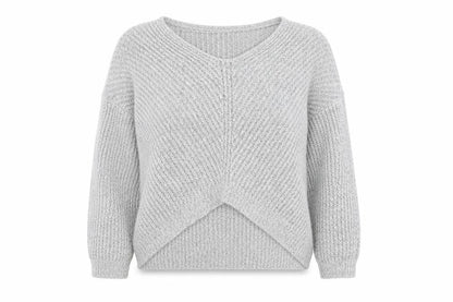 Womens UK Size XL Jaqueline de Yong Grey Pullover Jumper
