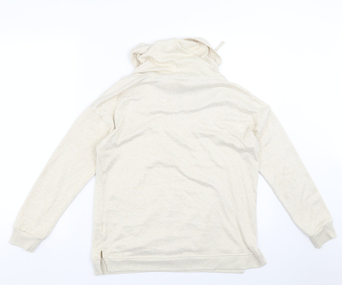 TU Womens Beige  Knit Pullover Jumper Size 10