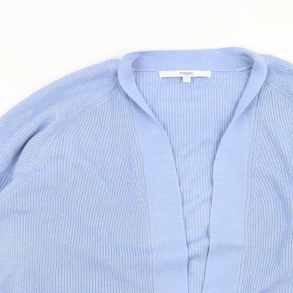 Womens UK Size S NEXT Blue Cardigan Jumper
