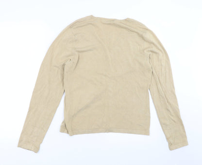 Womens UK Size 14 Dorothy Perkins Beige Cardigan Jumper
