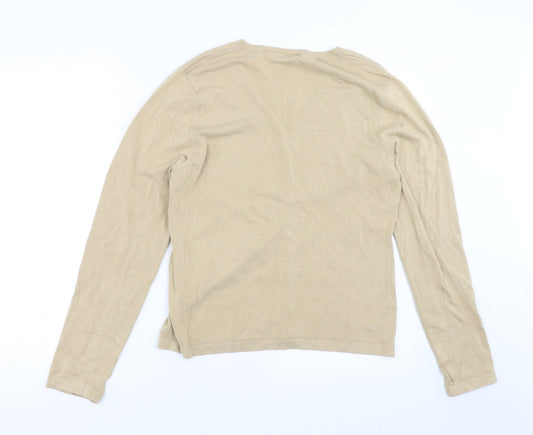 Womens UK Size 14 Dorothy Perkins Beige Cardigan Jumper