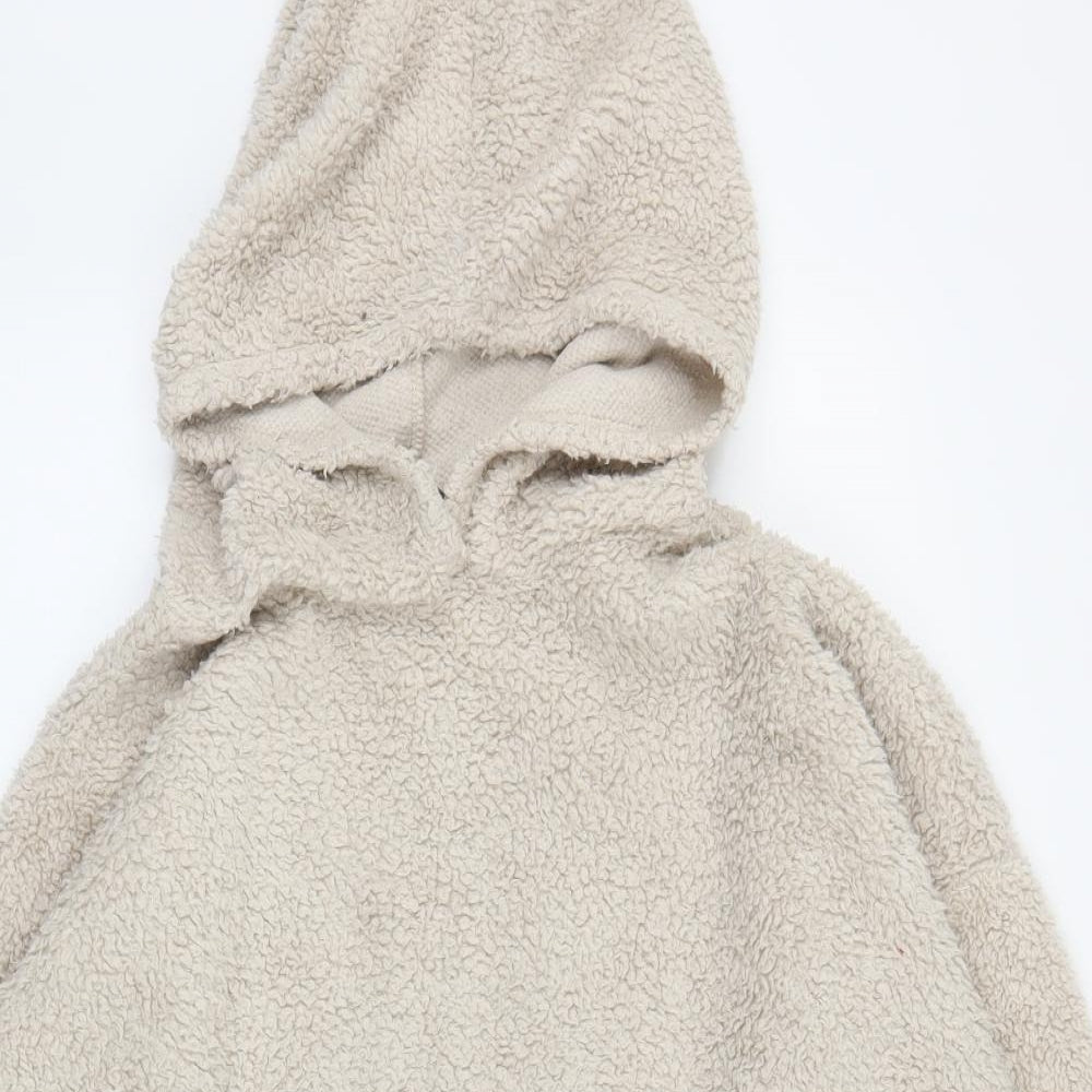 Womens UK Size L Preworn Beige Pullover Jumper