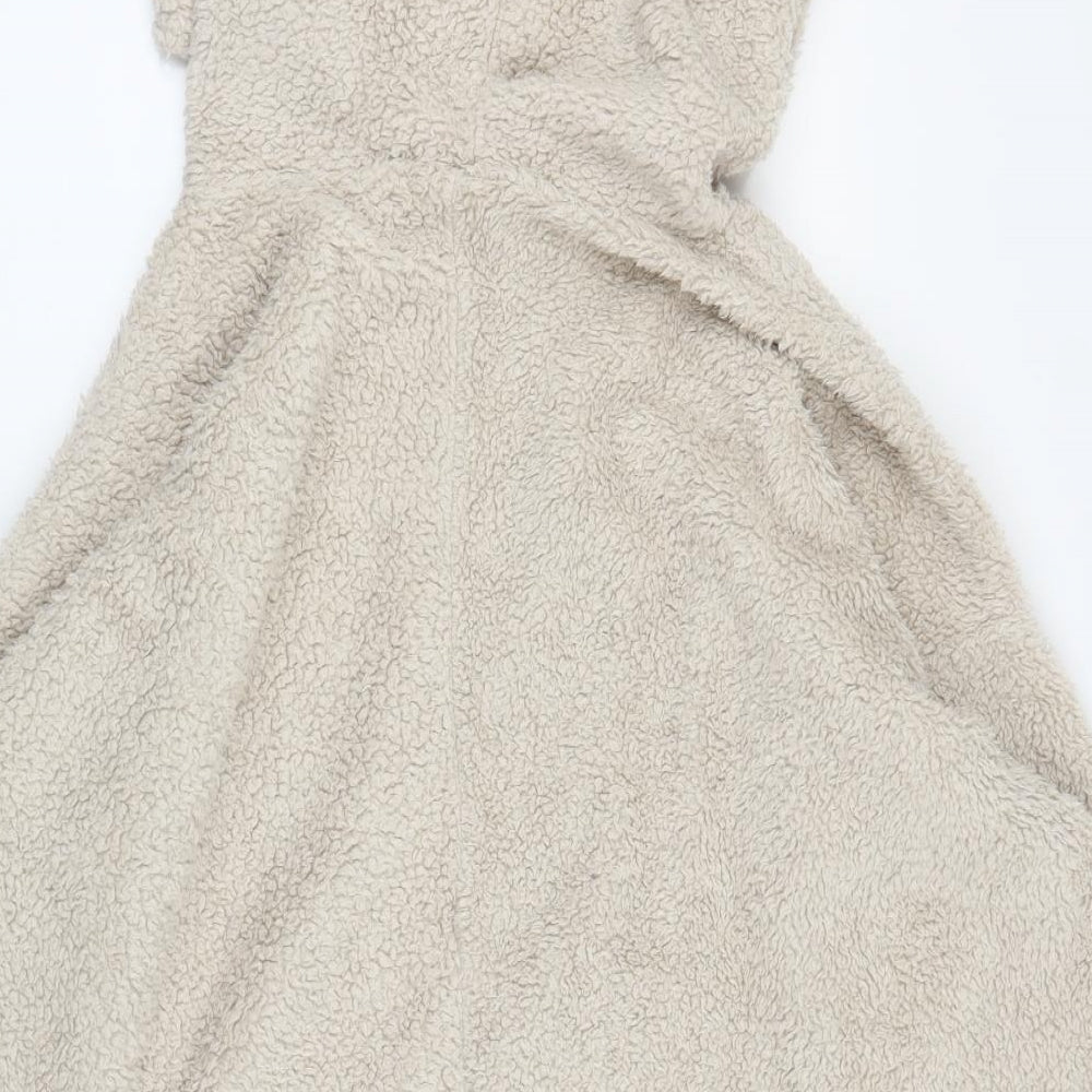 Womens UK Size L Preworn Beige Pullover Jumper