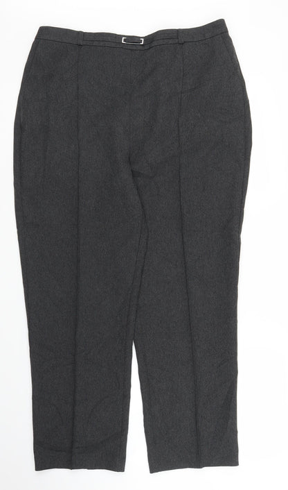 Womens UK Size 18 EWM Regular Fit  Grey Trousers